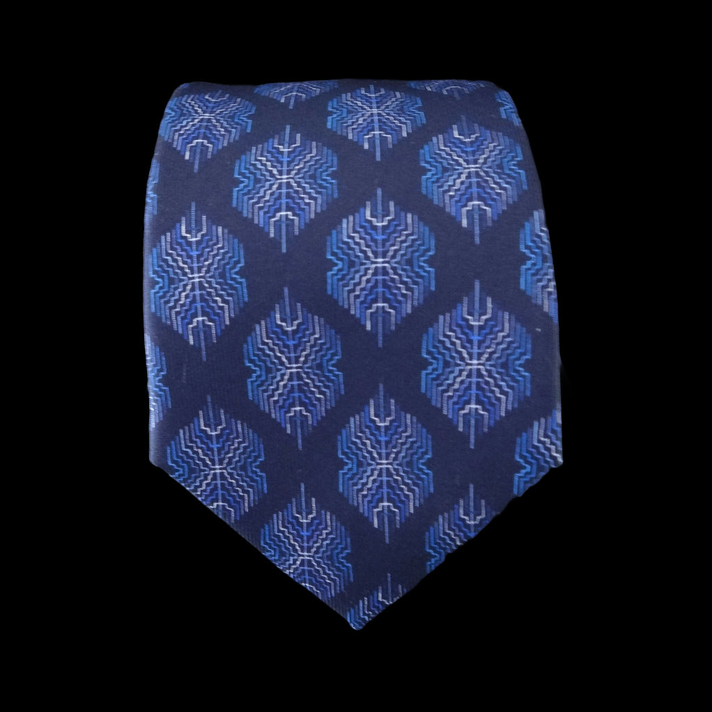 Silk Twill Bhutan Motif Tie image 4